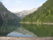 Blick nach S�den �ber den Vilsalpsee am 21.6.2007