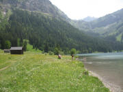 Blick vom Vilsalpsee nach S�dosten in Richtung Landsberger H�tte