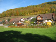 Blick nach Norden zum Neubaugebiet beim Winterhalterhof am 31.10.2007