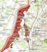 NSG Taubergiessen zwischen Wyhl, Weisweil, Rheinhausen, Rust und Kappel (im Osten) und dem Rhein (im Westen)