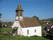 Blick nach Norden zum Zunzinger Kirchlein am 15.10.2007