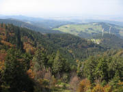 Blick nach Westen zu Holzschlägermatte und Horben-Eduardshöhe am 23.9.2007