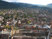 Tele-Blick vom M�nsterturm nach S�den �ber FR-Wiehre zum Lorettoberg am 18.9.2007
