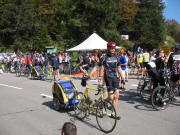 Blick nach Norden an der Bergstation am 23.9.2007 um 14 Uhr