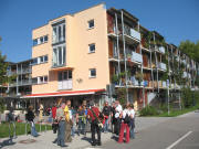 Blick nach Norden zu Tucholskystrasse 18 (Genova)