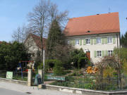 Landhof Riedlingen mit Museumscafe - Blick nach Nordwesten am 17.4.2008