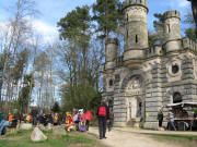 Blick nach Osten zum Wasserschl�ssle am 13.4.2008