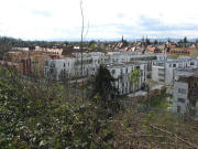 Blick vom Wasserschl�ssle nach Nordwesten am 13.4.2008 �ber die Wiehre