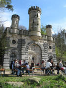 Blick nach S�den zum Wasserschl�ssle am 13.4.2008