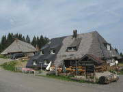 Blick nach Nordwesten zur Baldenweger Hütte am 31.8.2008