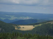 Tele-Blick von Tote Mann nach Norden �ber Roteck nach St. M�rgen am 5.8.2008