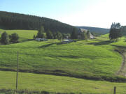 Blick nach Westen zum Michelhof am 25.8.2008 abends