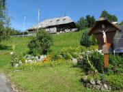 Blick nach Norden vom Maier-Hof hoch zu s'Karle am 24.8.2008