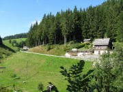 Blick nach Norden von der S�gm�hle zum Neuen H�usle am 25.8.2008