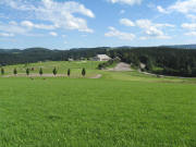 Blick nach S�den am 18.8.2008 von der Rankm�hle zur Wei�tannenhalle St.M�rgen