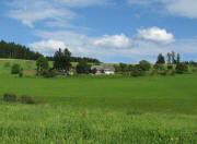 Blick nach Osten zum Langenhof am 18.8.2008