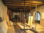 Alte M�nsterbauh�tte in der Herrenstrasse am 23.12.2008 - Baustelle