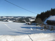 Blick nach Norden �ber den Hundsschachenhof rechts in Richtung Thurner am 16.12.2008