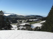 Blick vom Str��chen zum Kapfenmathishof nach Westen �ber Luxhof nach St.Peter 