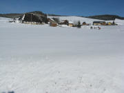Blick nach Nordosten zum Behashof und B�hlhof (rechts) am 3.2.2008