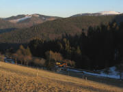 Blick nach Osten von Bodenmatte zu Feldberg und Hinterwaldkopf am 8.2.2008