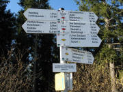Blick nach Westen zu "B�chereck 651 m" am 24.2.2008