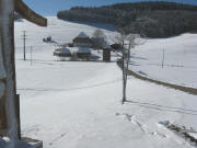 Blick nach Westen von der Strasse zum Fallerhof am 3.2.2008