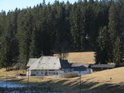 Blick nach Westen zur Hintermühle bei Eisenbach am 11.2.2008