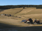 Blick nach Nordwesten zu Kleiserhof und Lorenzenhof (links) am 18.2.2008