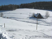 Blick vom B�hlhof nach S�dosten zu Rainhof am 3.2.2008