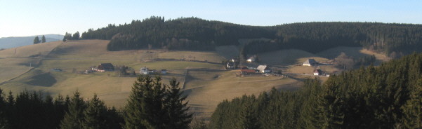 Blick nach Westen auf Rudenberg zwischen Neustadt und Eisenbach im Februar 2008