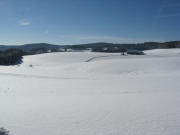 Blick von der B 500 nach S�dwesten �ber den Schw�rerhof am 3.2.2008