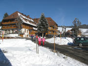 Blick nach Nordosten zur Sonne-Post i Waldau am 3.2.2008