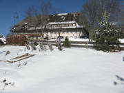 Blick nach Norden zum Hotel Traube Waldau am 3.2.2008