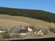 Blick nach Nordosten zum Unterwirtshof bzw. Gasthaus L�wen am 18.2.2008