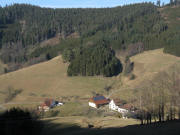 Blick nach Norden zum Brissenhof am 17.2.2008