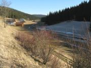 Blick vom Z�hringerhof am 11.2.2008 nach Osten zum Schw�rerhof 