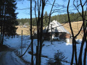 Blick nach Norden zum Zimmerschachenhof am 11.2.2008