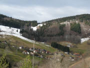Blick nach Nordwesten auf Aftersteg am 11.1.2008