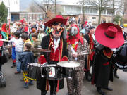 Eckepf�tzer und W�hlmaus am 1.2.2008 im Schulhof der RSS Littenweiler