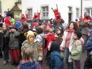 W�hlm�use mit ihren gro�en R�tschen am 1.2.2008 in Littenweiler