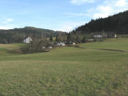 Blick nach Osten zum Campingplatz am 10.1.2008 - rechts Eichb�hl