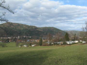 Blick nach Norden �ber Camping auf Kollnau (links) und Gutach (hinten)