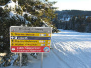 Blick nach Südosten zwischen Seebuck und Grafenmatt-Feldbergpass am 23.1.2008