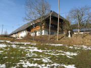 Blick nach Nordwesten hoch zum Schwarzhansenhof am 8.1.2008