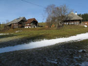 &nbsp;Blick nach Nordwesten zum Schmiedshof (links) und Sargenh�usle (rechts) am 8.1.2008