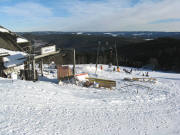 Blick nach Osten über den Kaibenloch-Skihang am Kandel am 22.12.2008