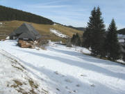 Blick nach Nordosten �ber den Michelshof ins Linachtal am 8.1.2008