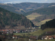 Tele-Blick von Nopperhof �ber Gutach hoch nach Siegelau am 10.1.2008