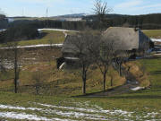 Blick nach Norden vom Ettenberg zum Obergrundhof am 8.1.2008